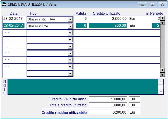 AD HOC WINDOWS INTEGRAZIONE MODULO CADI DI FATEL Sempre nel mese di febbraio, una parte del credito dell anno precedente viene utilizzato nella delega F24 per compensare una ritenuta di 300,00 euro.