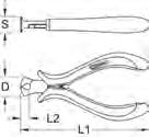 0,6 mm/awg 22 Filo indurito: 1,0 mm/awg 18 Filo morbido: 2,0 mm/awg 12 Testa diritta per