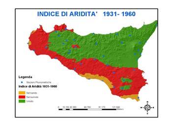 dal 1931 al 2000 e proiezione delle variazioni rispetto al