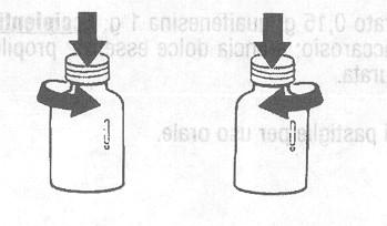 Assuma BRONCHENOLO SEDATIVO E FLUIDIFICANTE sciroppo per bocca (via orale). Apra il flacone premendo e girando contemporaneamente il tappo.