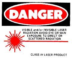 fascio - apparecchio laser di classe 2 in accordo con la norma CEI 76-2 radiazione laser - non fissare il fascio né ad occhio nudo né tramite
