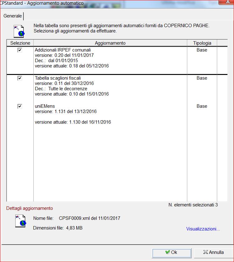 aggiornamento inserisce il valore di default da Imp. Fisc.(Cedolino).