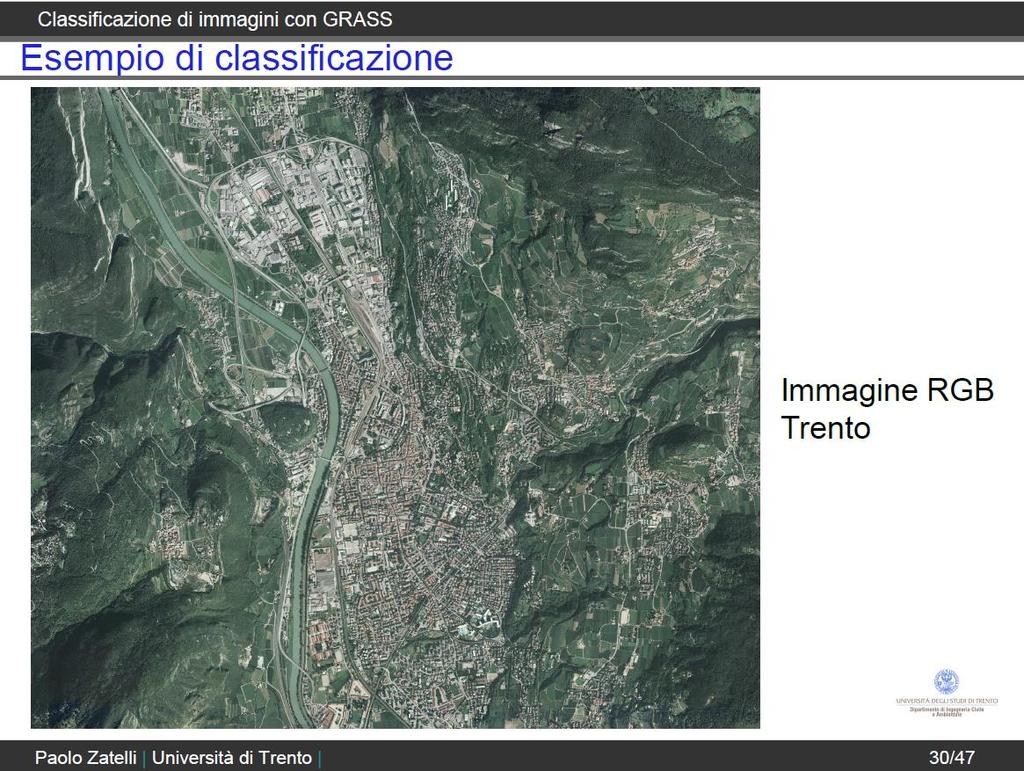 Valutazone de rsultat È necessaro dsporre d una vertà a terra con cu confrontare la classfcazone.