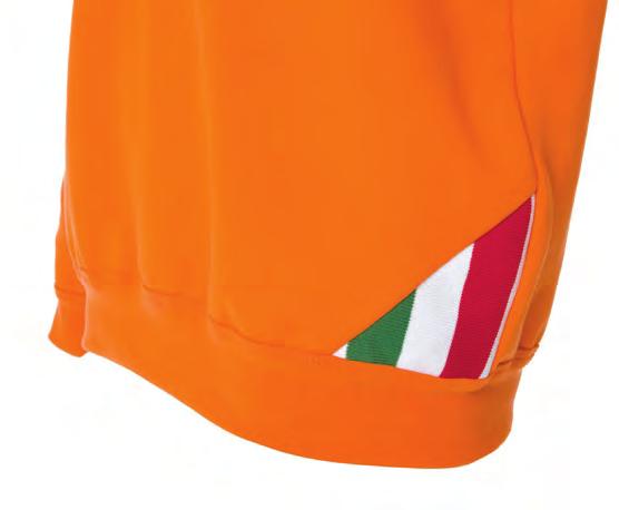 MADE IN ITALY Bologna Felpa made in Italy 100% cotone - Girocollo in costina - Triangolo tricolore su un fianco - Polsini e