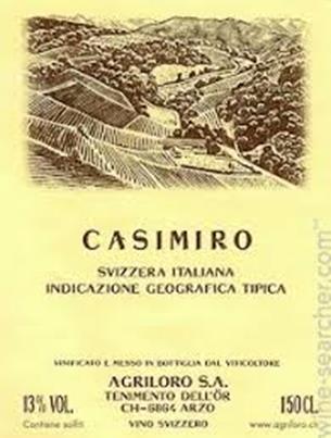 Il vino selezionato: Casimiro 2013 Un vino veramente originale frutto della natura sperimentale di Agriloro che ha voluto valorizzare il frutto di anni di prove di adattamento viticolo su un