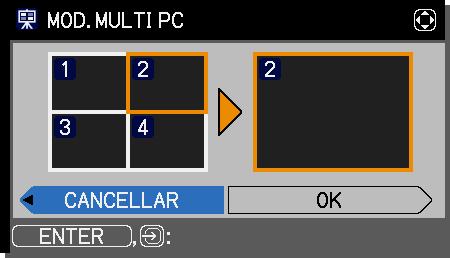 Voce PRESENTAZ. Descrizione Menu RETE La selezione di questa voce visualizza il menu PRESENTAZ.