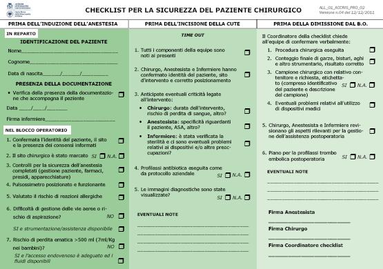 REGOLA SICUREZZA