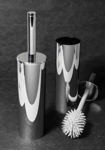 Toilet brush holder to