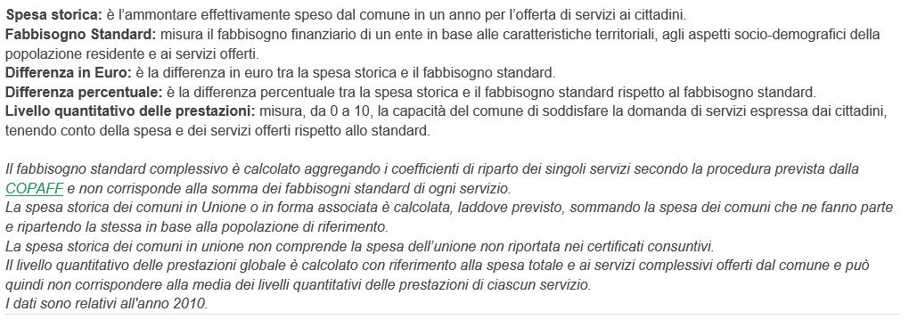 3. Le prestazioni rilevate da SOSE IL PROGETTO OpenCivitas è il Portale di accesso alle informazioni degli enti locali, un iniziativa di trasparenza promossa dal Dipartimento delle Finanze e dalla