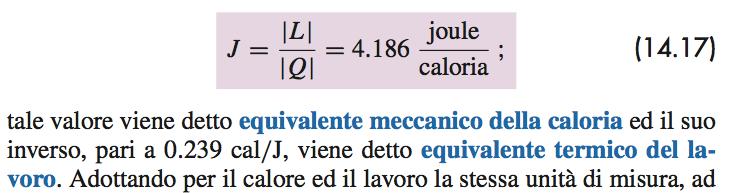 mulinello su un calorimetro a