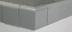 CPDV/55/10 alluminio verniciato grigio cenere RAL 7038 PROTEC lunghezza = 270 cm - conf. 10 pz 10 12,5 10 12,5 10 12,5 ART.