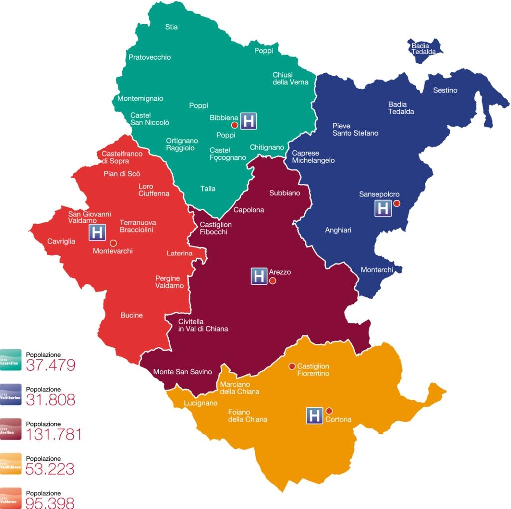 Territorio: Chronic Care Model 2011 APvi n. 9 moduli con coinvolgimento del 30% della popolazione 2013 APvi n.