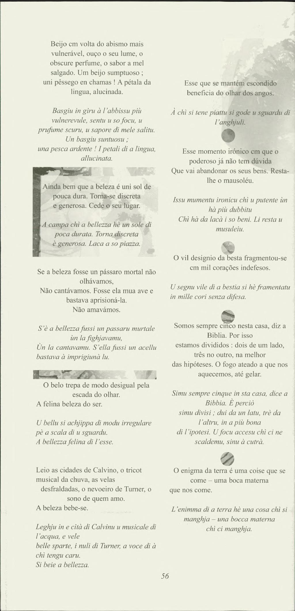 Beijo cm volta do abismo mais vulnerâvel, ouço o seu lume, o obscure perfume, o sabor a mel salgado. Um beijo sumptuoso ; uni pêssego en chamas! A pétala da lingua, alucinada.