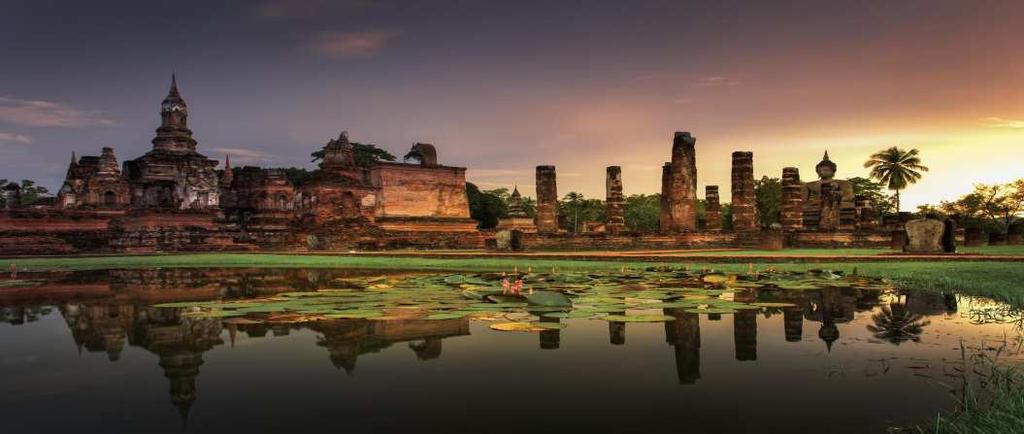 18-ott Martedì Overland Nord Classic The Legendha Sukhothai Tour Overland nord CLASSIC, 5 gg/4nts Giorno 1: Bangkok / Sukhothai 06:00 Inizio dei pick-up dei partecipanti dai vari hotels. 07:00 ca.