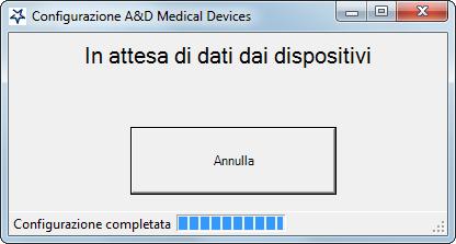 Per procedere occorre accendere i dispositivi ed eseguire una normale misurazione.