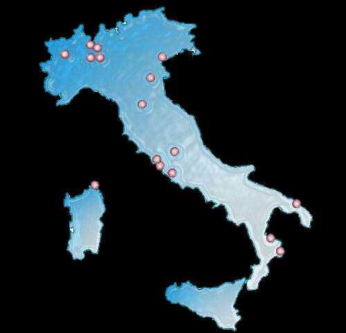ItalyParks: progetti dimostrativi mirati a segmenti di mercato 8. Ecobuilding industriale (Sede Pomini) 15. L Energy Farm (Aermacchi) 12. Il complesso di edilizia sociale (Biella) 3.