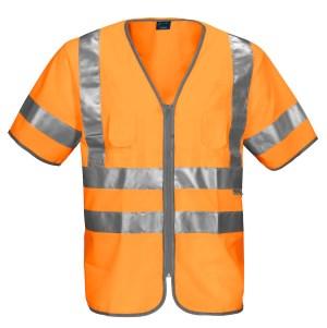 6707 HV VEST EN ISO 20471- CLASS 3 ProJob 646707 38.40 EUR Casacca a manica corta. Cerniera divisibile. Due taschini con patella a velcro. Loop porta badge.