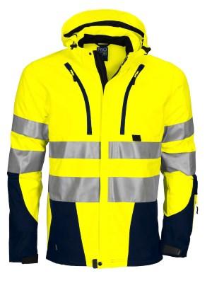 6419 FUNCTIONAL JACKET EN ISO 20471 CLASS 3/2 ProJob 646419 185.00 EUR Giacca softshell alta visibilità, antivento ed impermeabile. Collo foderato in pile.