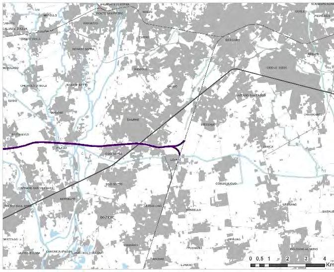 Pur non interferendo direttamente con siti Rete Natura, avendo l opera un andamento est-ovest, si rileva una potenziale interferenza con il sistema idrografico superficiale e quindi con il sistema