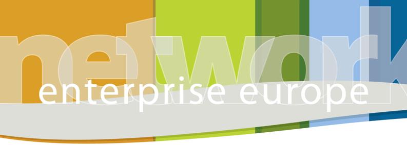 I RISULTATI MIGLIORI SI OTTENGONO GRAZIE AD UN GIOCO DI SQUADRA Assistenza FAST nell ambito Enterprise Europe Network (EEN) Valutazione del posizionamento del prodotto (in