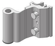 1709 e 1710 ACP 1706D Cerniera superiore parte telaio, destra ACP 1706S Cerniera superiore