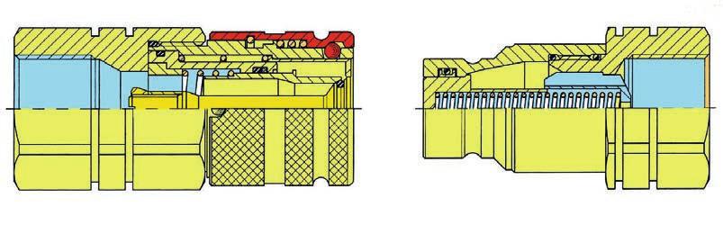 F series HIGH PRESSURE FLT FCE COUPLING INNESTO FCCE PINE INTERCHNGEBILITY: ISO 16028 - NFP T3.20.