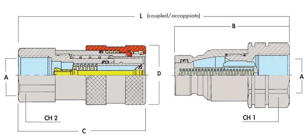 M series INTERCHNGEBILITY: ISO 16028 - NFP T3.20.