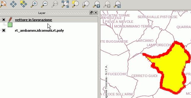 QGIS impiego geometria