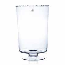 35 cm 148018 148019 Vaso di vetro hurricane d. 27,5 x h.