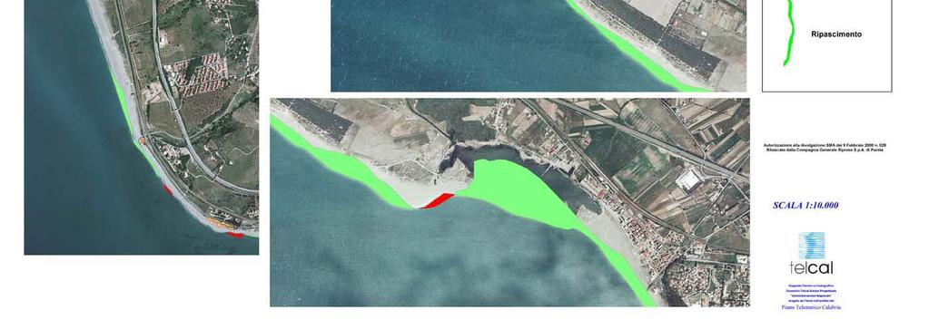 nel corso degli anni l andamento è stato altalenante, intervallando zone di accrescimento con zone di arretramento, in funzione, principalmente, della disponibilità di sedimenti provenienti da Nord,