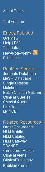 Help/ FAQ Sono disponibili una serie di aiuti e domande poste dai navigatori Tutorial Guida ufficiale di PubMed.