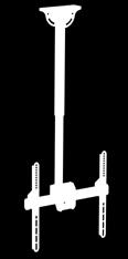 156 cm Estensione 106-156 cm ICA-Cpbl 946l Supporto da soffitto per led/lcd 37-70 106-156 cm 32 55 50 kg VESA TV: 32-55 Portata: 50 kg Estensione: da 56 a 91 cm Estensione 56-91 cm ICA-Cplb 944S