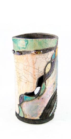 9310752 - vaso ceramica raku