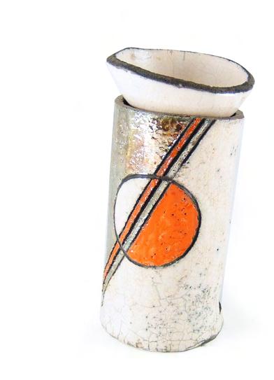 ceramica raku tramonto cm 18x10 19,50