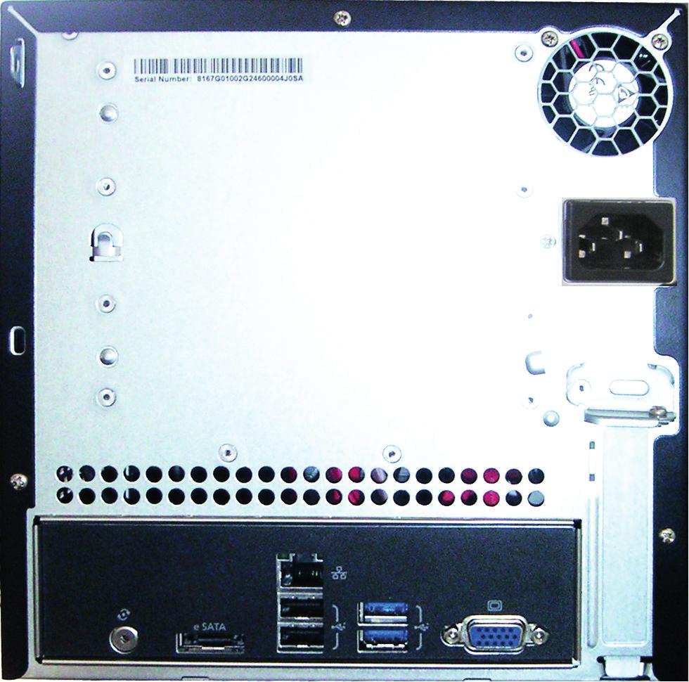 DIVAR IP 2000 Panoramica del sistema it 13 Vista posteriore: 1 2 3 4 5 6 1 1x esata per esportazione dei dati Nota: non collegare le unità disco rigido per la registrazione. 4 2x USB 3.
