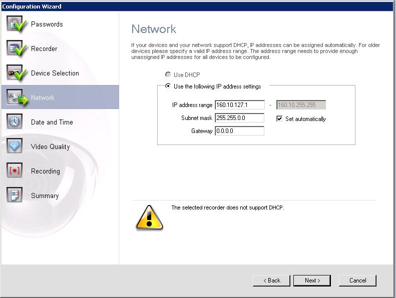 DIVAR IP 2000 Configurazione del sistema - fasi iniziali it 25 Pagina Rete Questa pagina consente di configurare le