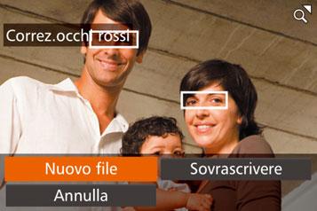 Per alcune immagini, la correzione potrebbe non essere adeguata oppure le immagini potrebbero apparire sgranate.