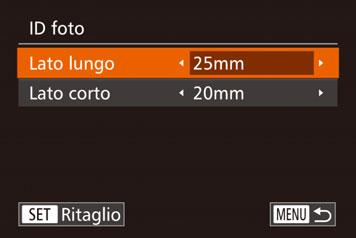 3 Scegliere l area di stampa. pzioni di layout disponibili Standard Con bordi No bordi N imm.xpag ID foto Form.fisso Corrisponde alle impostazioni correnti della stampante.