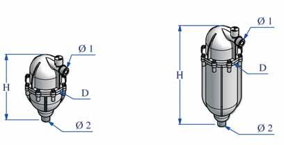 SERIE N Gli alimentatori d aria AMISJET SERIE N sono adatti per impianti con pompa centrifuga esterna.