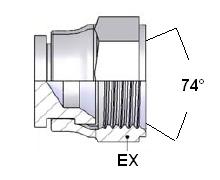 JSFHP12 3/4" 24 JSFHP14 7/8 27 JSFHP17 1 1/16 32 JSFHP21 1 5/16 41 JSFHP26 1 5/8 50 JSFHP30 1 7/8 55 N.B.