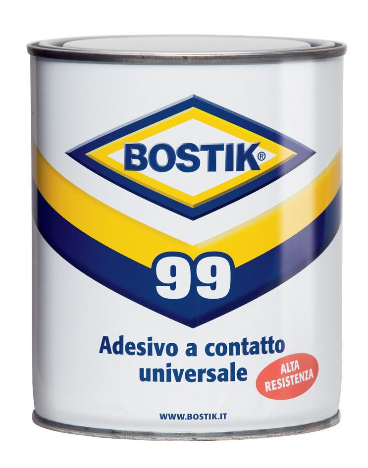 6305261 - BOSTK 99 LATTA 850 ML T(2885) 99 ADESVO A CONTATTO PROFESSONALE, ELASTCO E RESSTENTE AL CALORE FNO A +90 C.