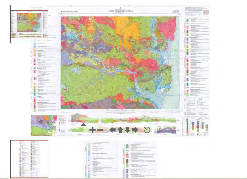 Attualmente sono visualizzabili 250 Fogli geologici alla