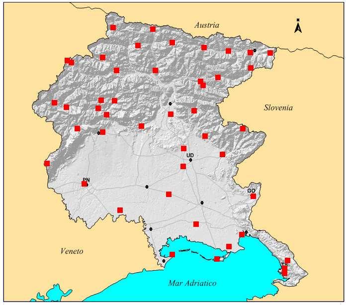 Bilancio Idrologico Strati Informativi: Pioggia e Temperatura Temperatura Dati