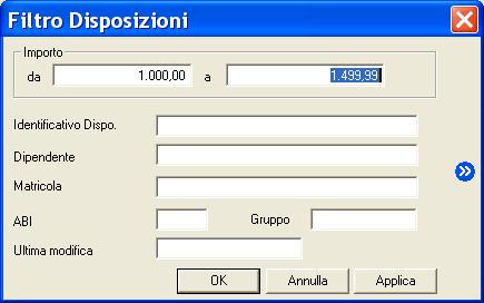 Capitolo 4, Stipendi area Euro 4-10 2. Posizionatevi sulla voce Filtro del Menu Modifica oppure fate click sul pulsante Imposta Filtro sulla barra degli strumenti 3.