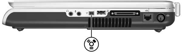 Periferiche USB e 1394 Panoramica sulle periferiche 1394 L'interfaccia hardware IEEE 1394 consente di collegare periferiche multimediali o di archiviazione dati ad alta velocità al notebook.