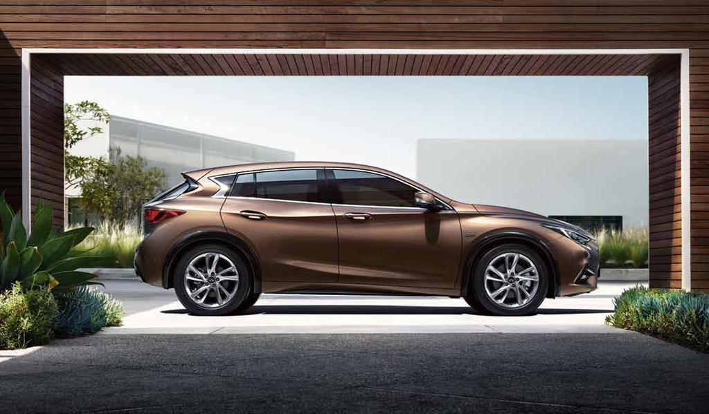 UN DESIGN CHE SFIDA LE CONVENZIONI Osserva la città da una prospettiva diversa, altrettanto farà Infiniti Q30.