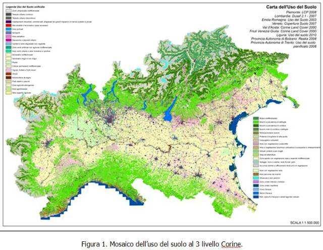 Giornata informativa del 18 maggio 2011 Uso del suolo delle regioni del Nord Italia Mosaicaturadegli strati informativi relativi all uso del suolo delle