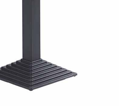 103 in powder coated cast-iron base with