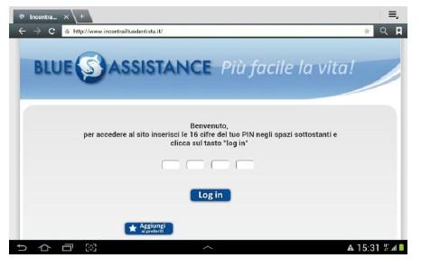 Accesso alla rete odontoiatrica Blue Assistance L