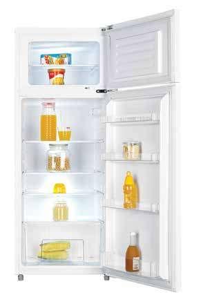 frigorifero (l) 166 Capacità netta congelatore (l) 40 Rumorosità db (A) 42 CLASSE ENERGETICA A+: risparmia fino al 25%